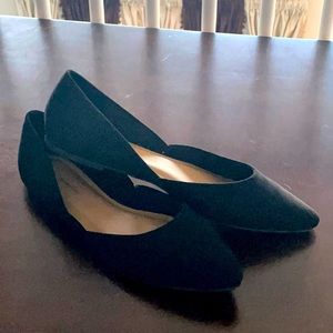 Black formal slip on shoes